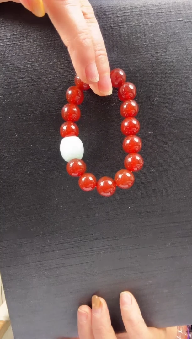 未镶嵌手串玛瑙/玉髓天然