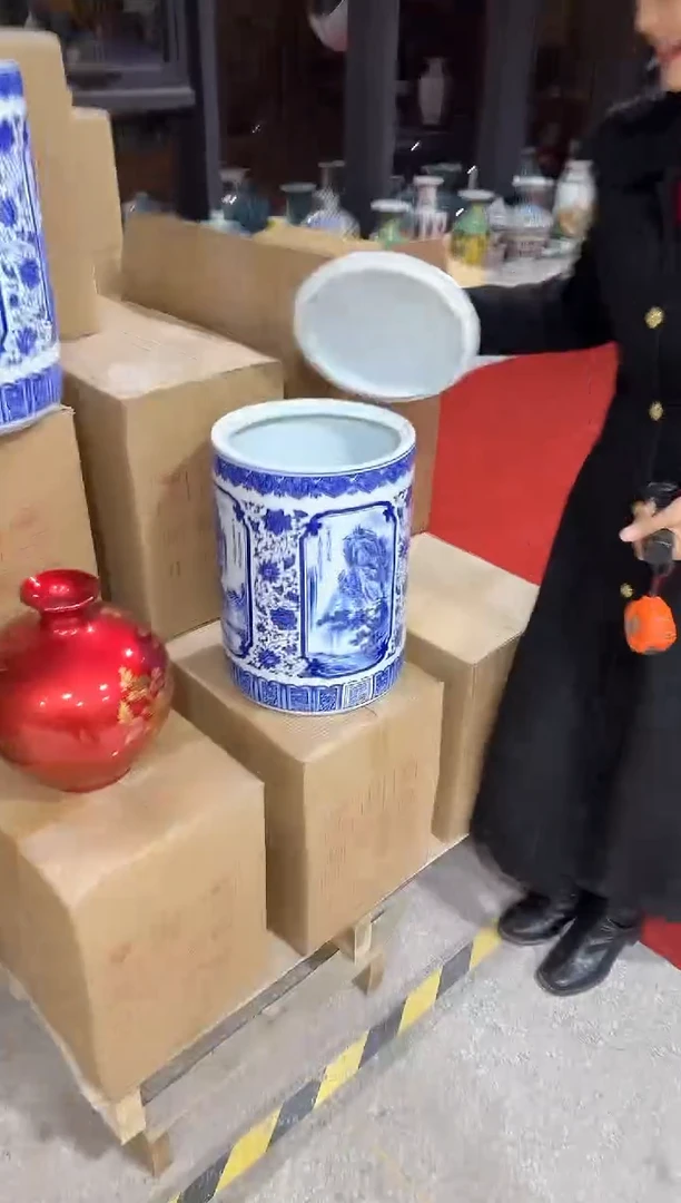 【闪购商品】陶瓷景德镇陶瓷青花米缸