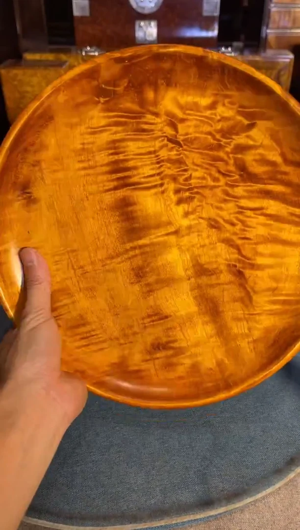 乌木类成套家具金丝楠圆盘 5