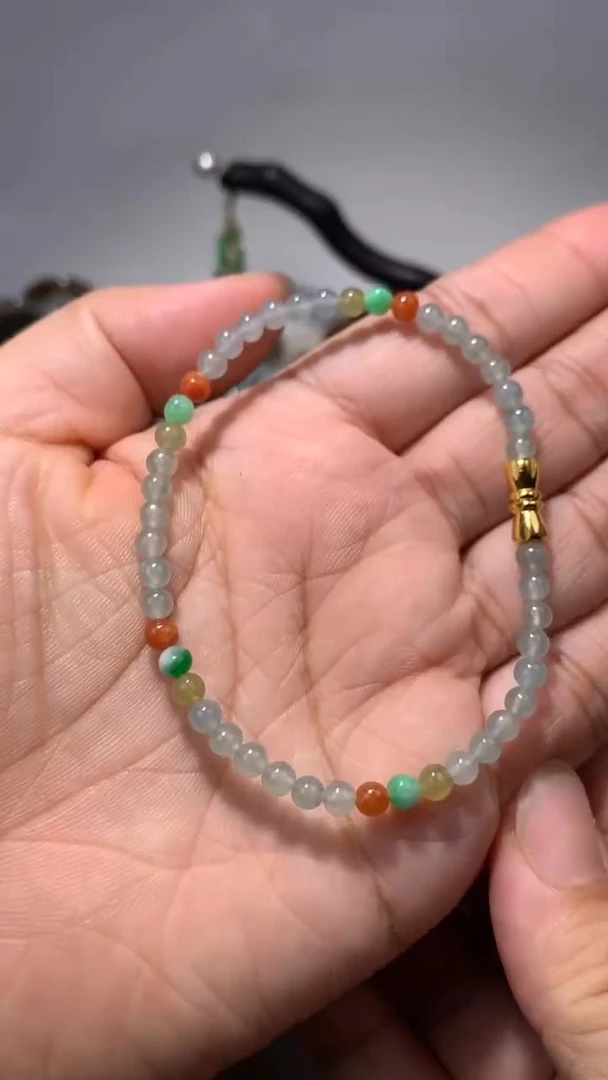 未镶嵌手串翡翠多宝手串卡4