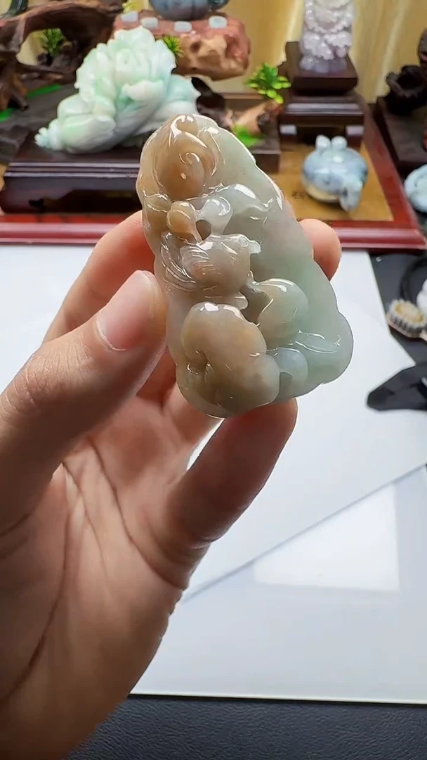 吊坠(不含链)未镶嵌翡翠1