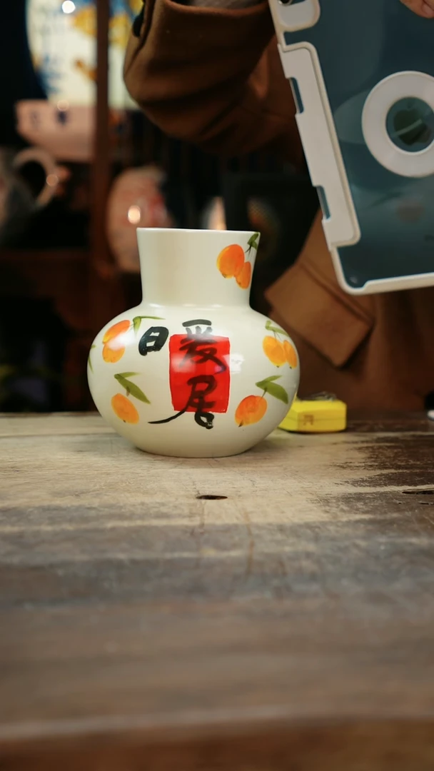 【闪购商品】瓷片景德镇纯手工釉下彩精品花瓶