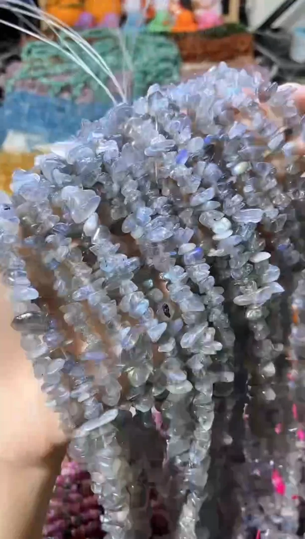 水晶珠宝半成品未镶嵌灰月光