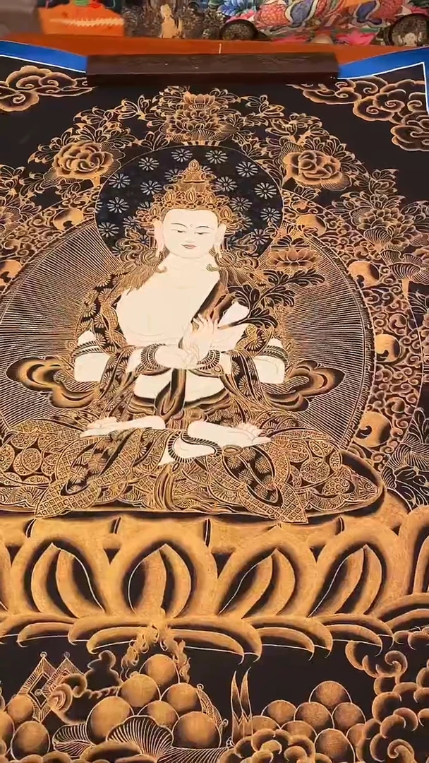 装裱画精美唐卡tk16116