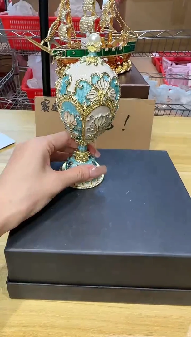 【闪购商品】茶宠珐琅首饰盒摆件AD101