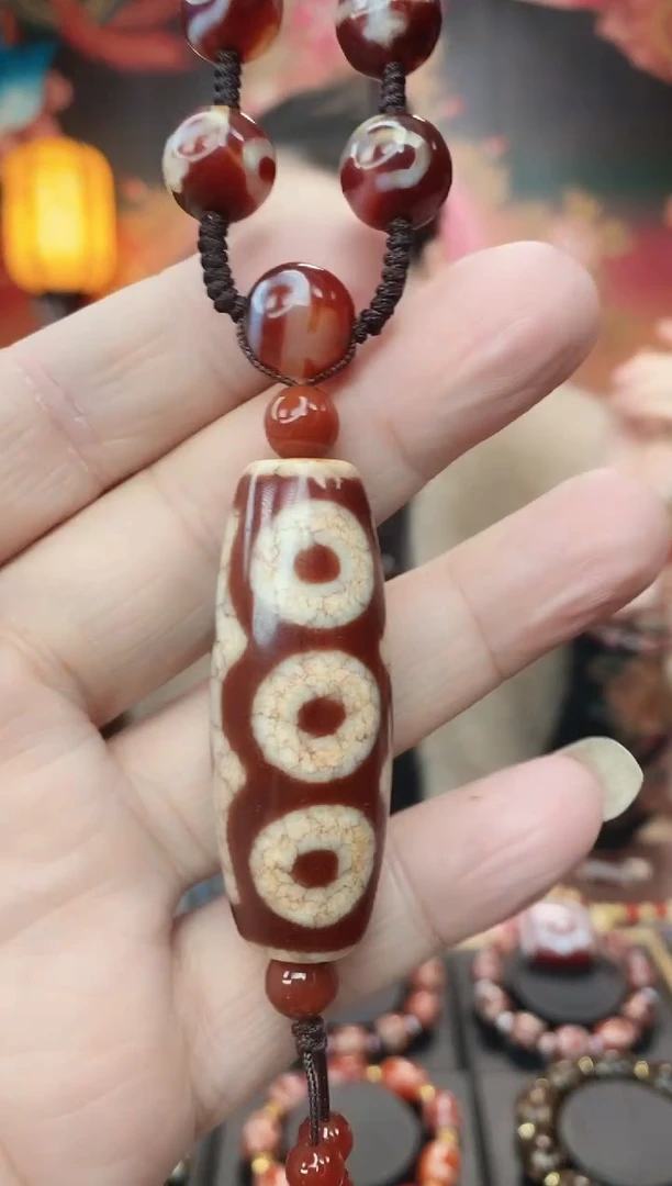 【闪购商品】玛瑙/玉髓吊坠未镶嵌玛瑙五眼吊坠