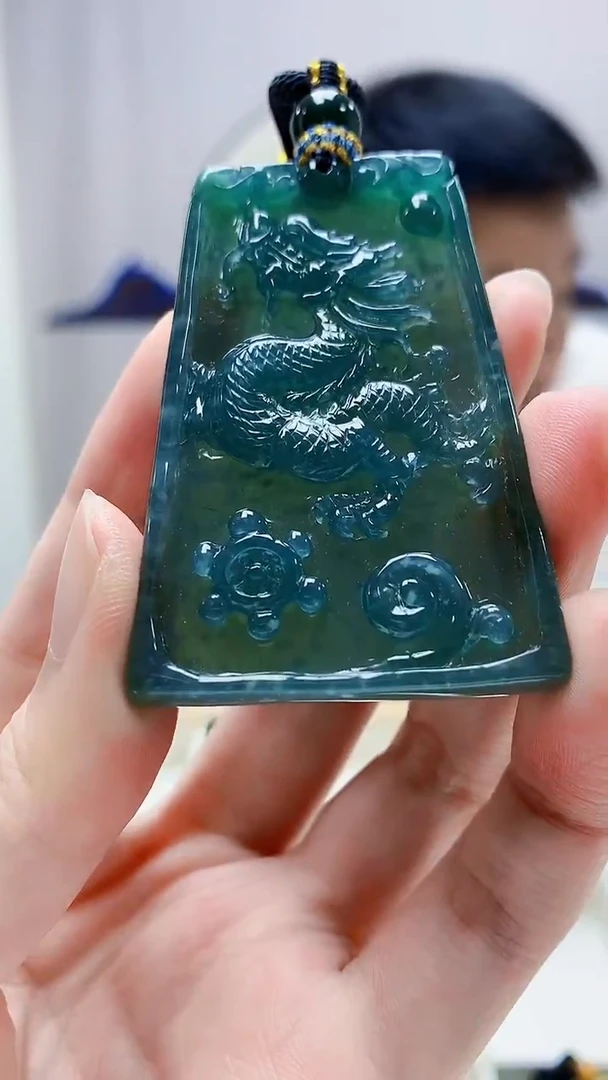 未镶嵌定制翡翠5028zm-毛货挂件53