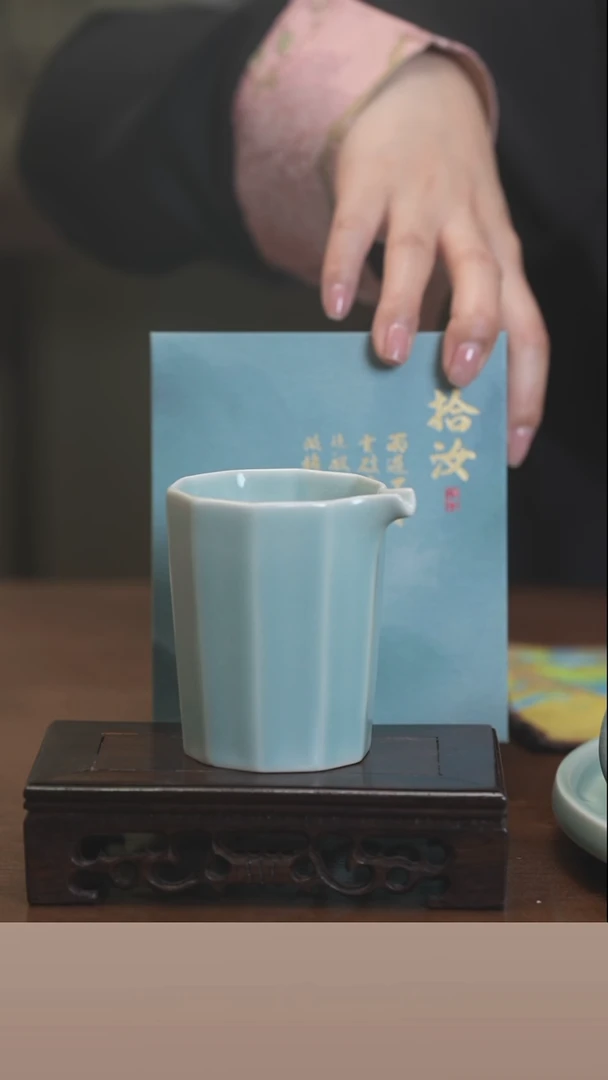 【闪购商品】清凉寺原产地仿古釉手工汝瓷十方公道