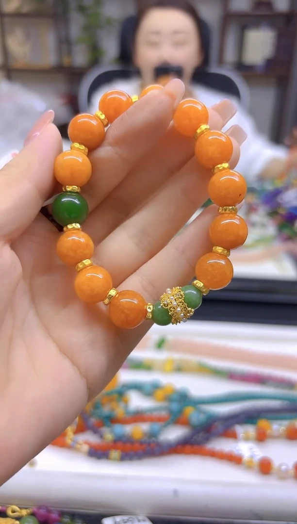 未镶嵌手链翡翠DIY款S785