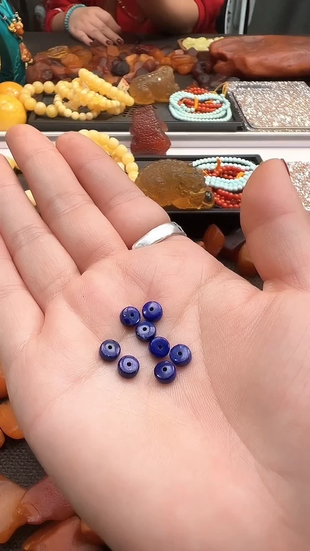 未镶嵌青金石隔片6+青金石隔片一组8片  一组 多样性拍一发一