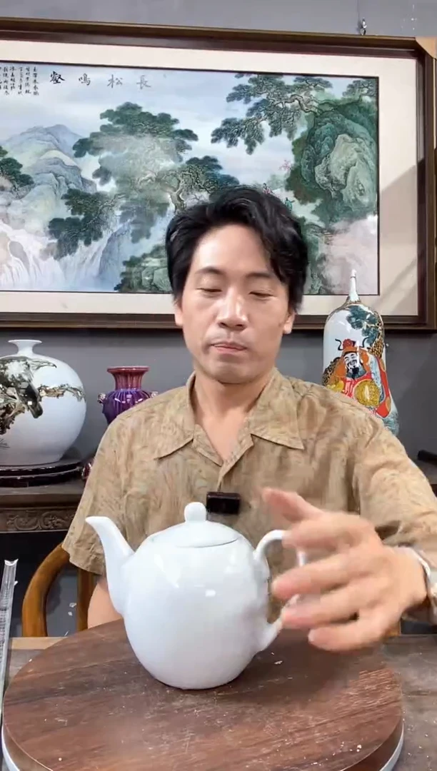 吴义松陶瓷联盟手绘陶瓷编号：934