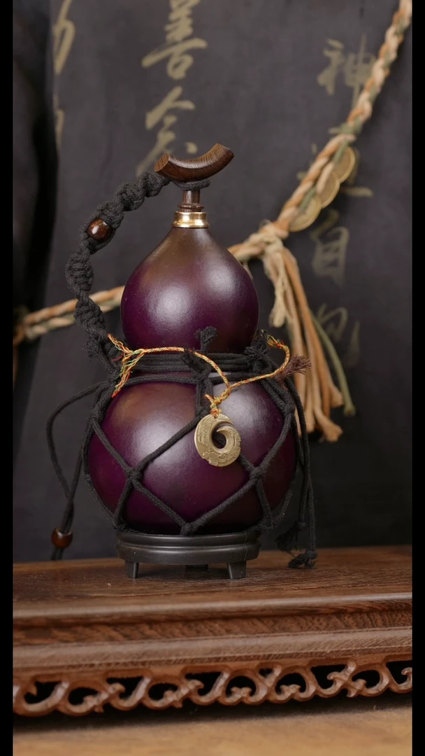 263号精品天然大漆酒葫芦一物一拍~