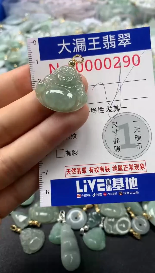 翡翠未镶嵌吊坠(不含链)290