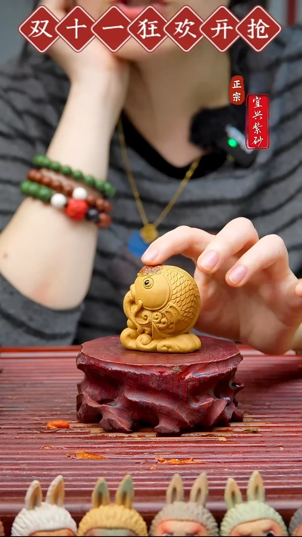 紫砂茶宠宜兴紫砂茶宠摆件