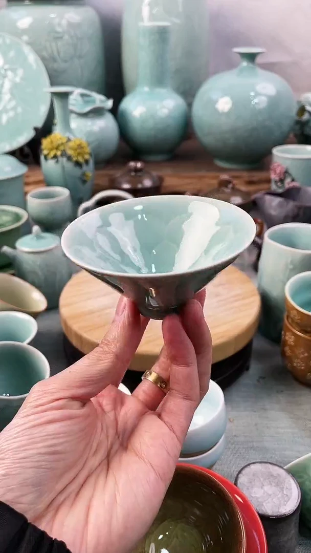 【闪购商品】特价 微瑕 慧仙青瓷