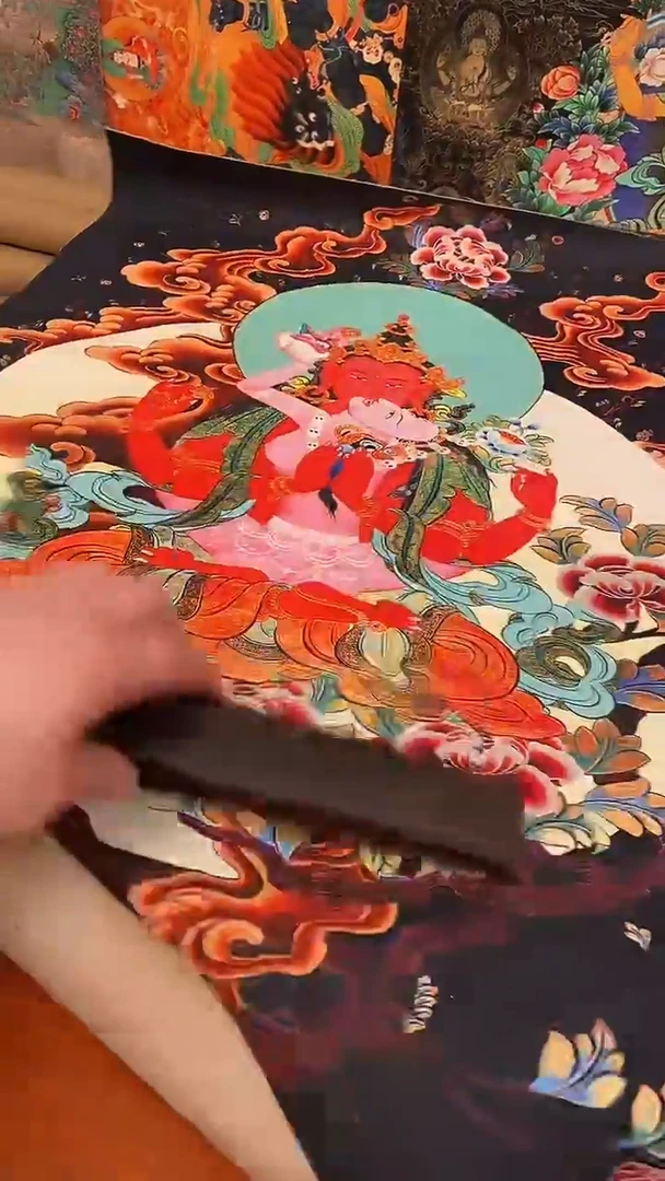 装裱画精美唐卡tk16006