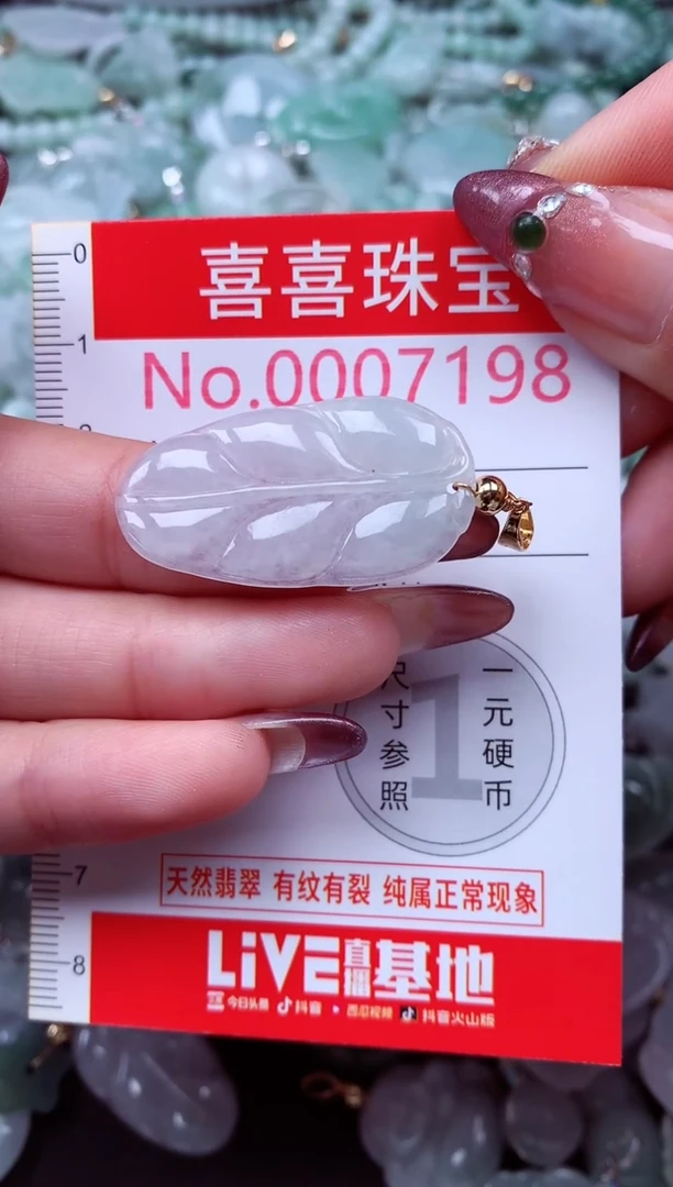 吊坠(不含链)未镶嵌翡翠7198