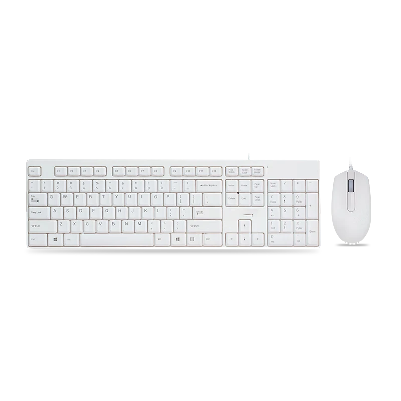 电竞游戏有线键鼠套装电脑USB通用【颜色黑白随机】