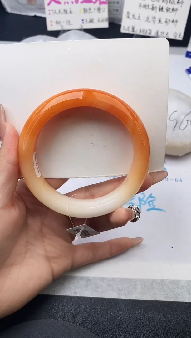 未镶嵌手镯石英质玉w221-HHB63+