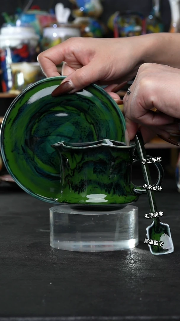 设计师款达**鼓景德镇森涩手创陶瓷（食品级）537