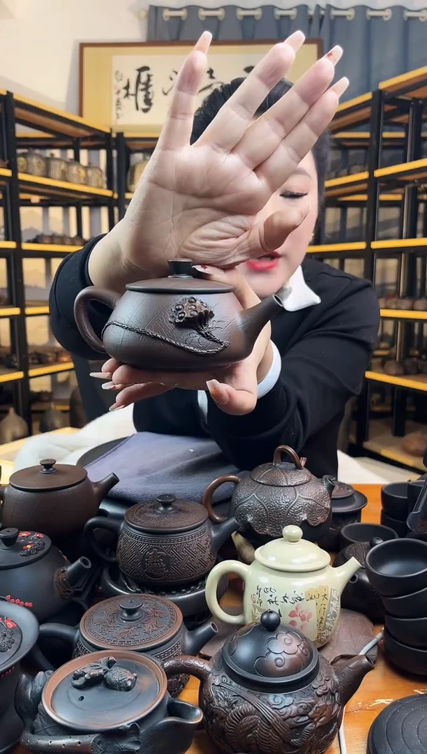 【闪购商品】壶菩提纹  莲蓬  石瓢