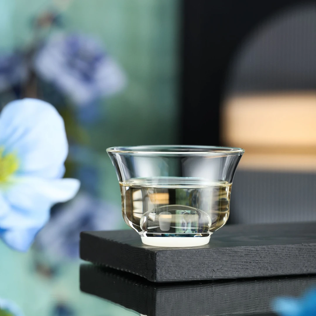 禾器新品星梦系列透明清杯防烫高档家用泡茶杯主人杯茶具品茗杯