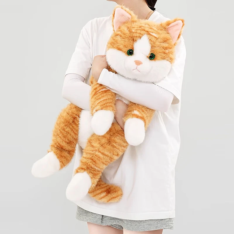 可爱仿真猫咪玩偶毛绒玩具儿童陪睡公仔娃娃女生睡觉抱枕生日礼物