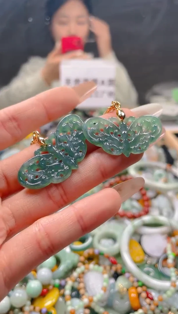 【闪购商品】翡翠颈饰未镶嵌/Y/翡翠A货一图一物