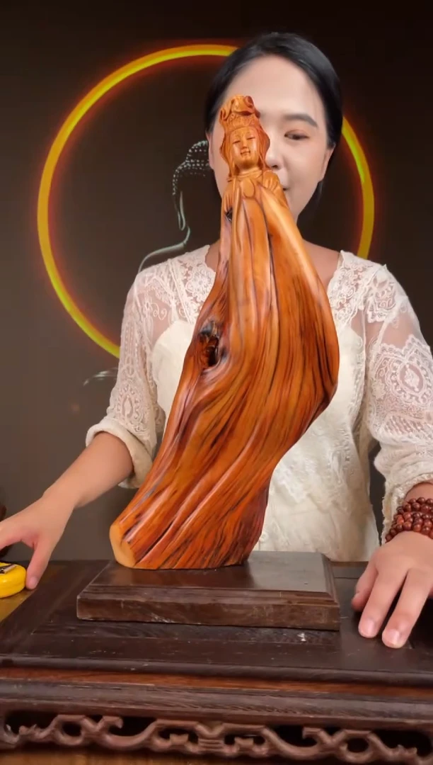 柏木（崖柏）手工摆件,先抢先得! 编号:244