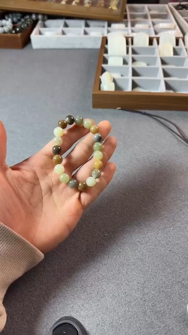 和田玉手链多宝手串