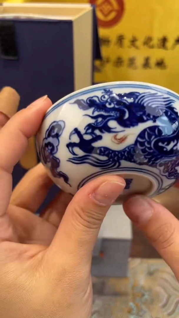 杯子瓷景德镇手工手绘陶瓷