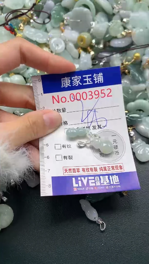 颈饰未镶嵌翡翠3952