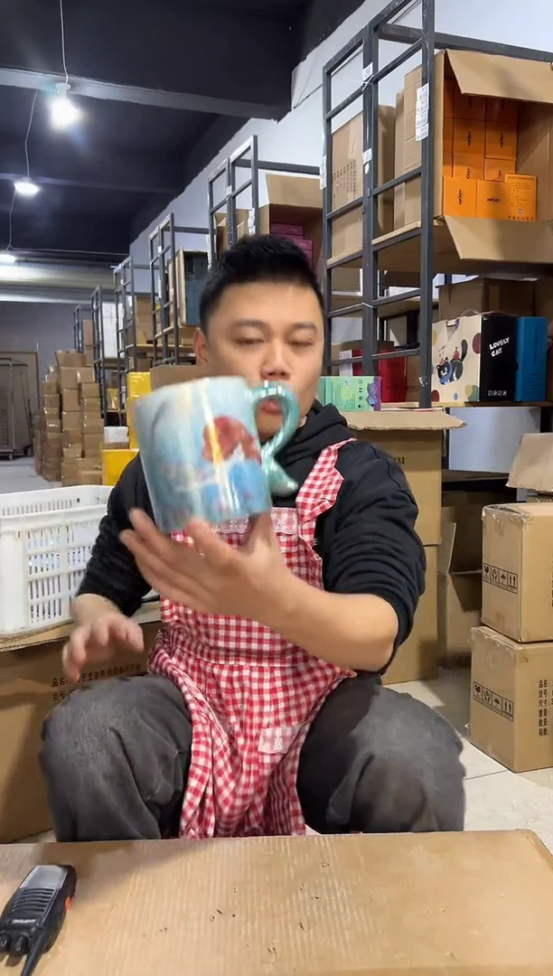 【闪购商品】杯电镀新款美人鱼水杯