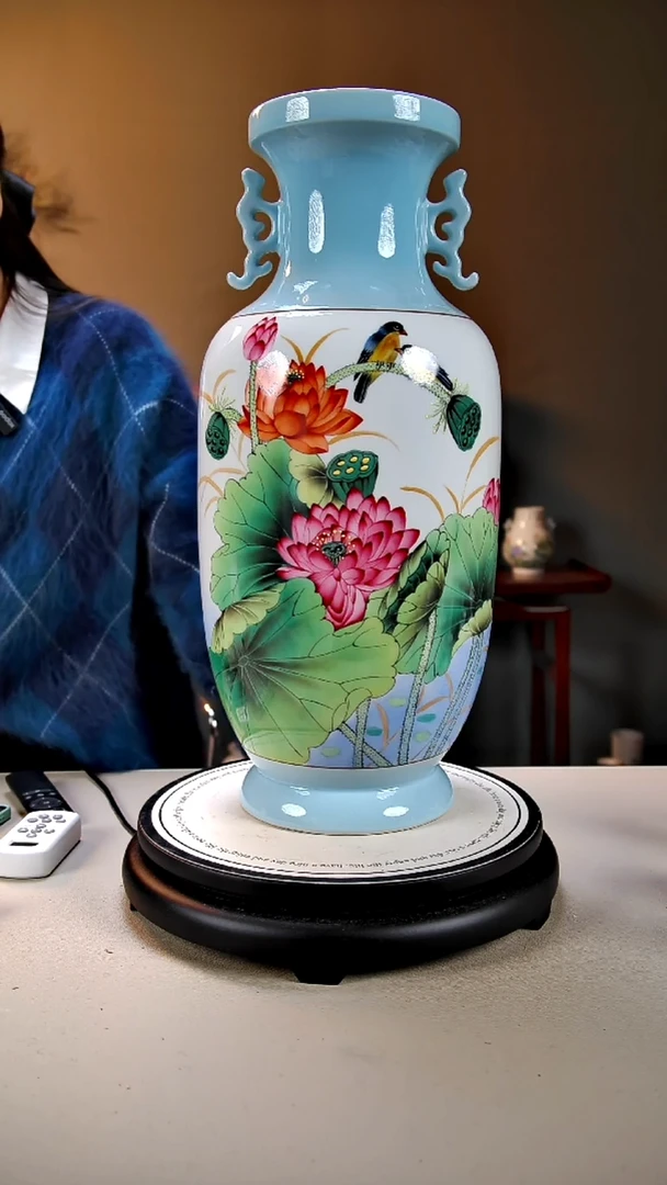 摆件陶景德镇手绘陶瓷45