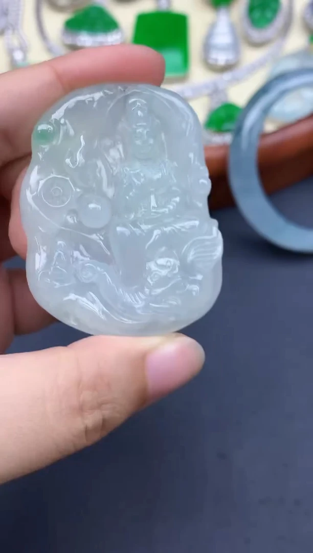 颈饰未镶嵌翡翠335-中国好珍宝