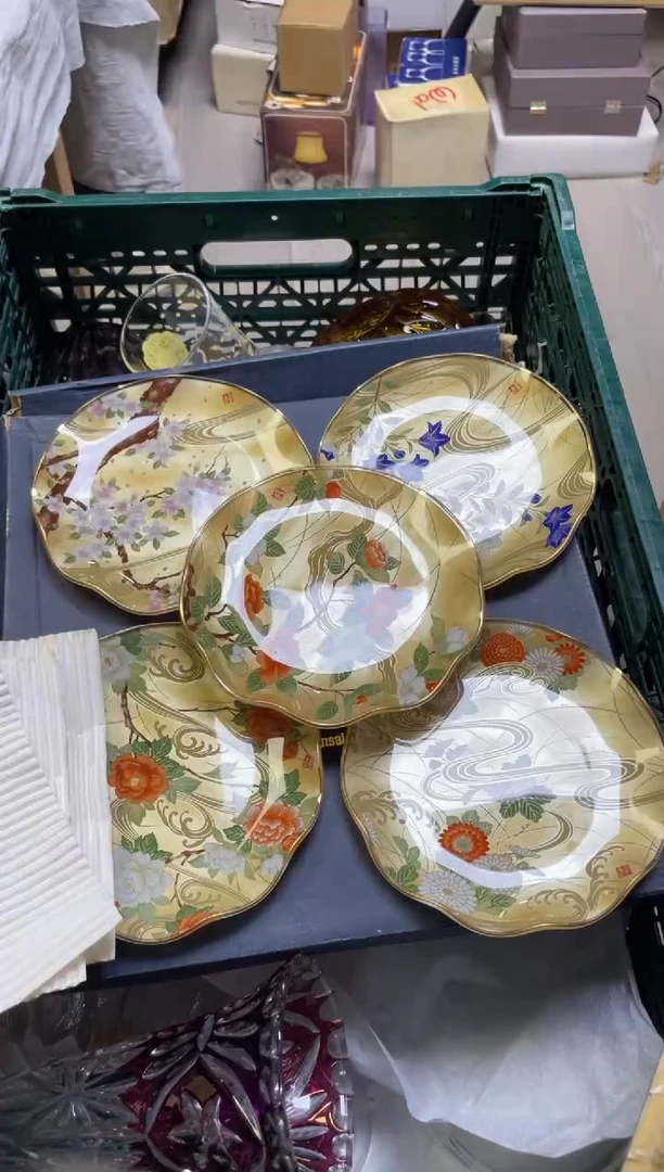 手工艺品玻璃蝴***?186精美瓷器感谢选购