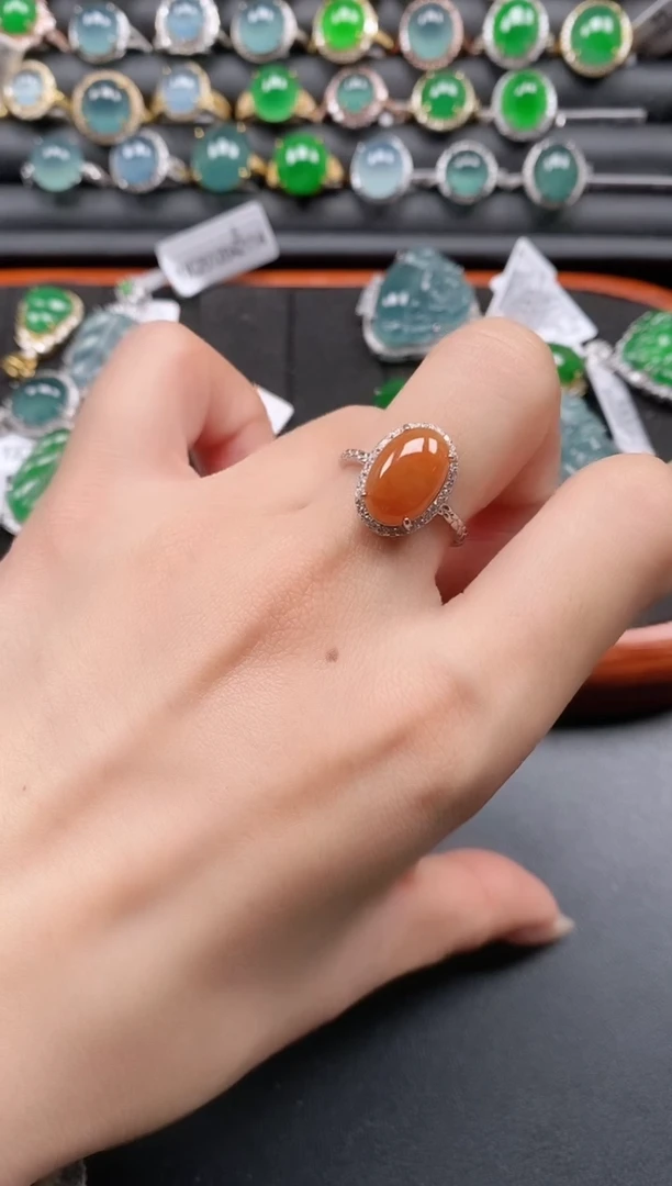 银S925镶嵌戒指翡翠1111