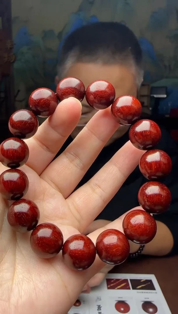 手串/手链小叶紫檀1.5*15颗原汁原味老料