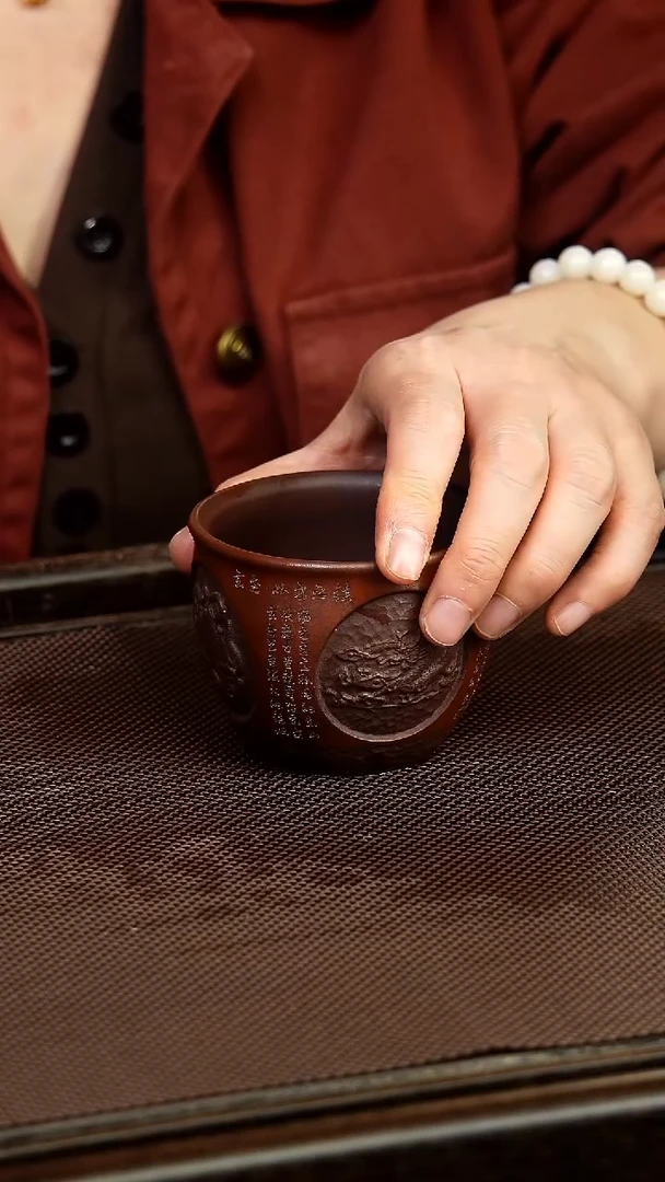 茶杯紫砂原矿紫砂茶具