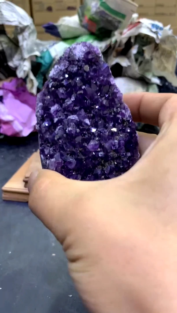 【闪购商品】水晶摆件未镶嵌天然紫水晶摆件127