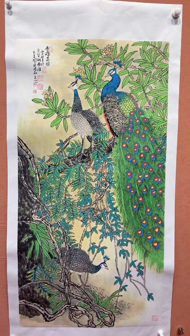 国画师立照老师国画作品