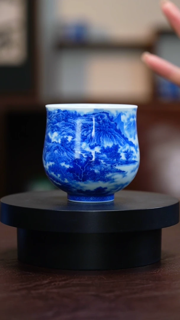 你**道青山赋山水主人杯陶瓷