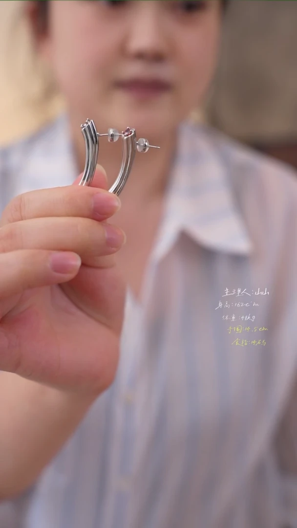 铁合金琉璃合金?***涂纯铜镀金耳钉