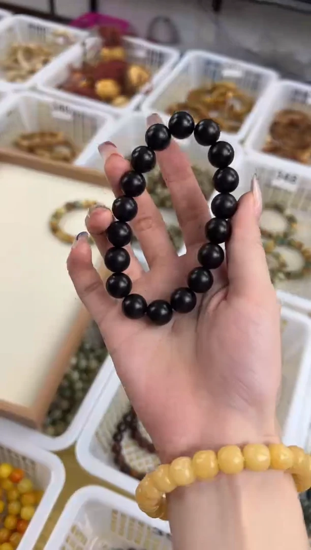 手串菩提根/象牙果卡12巨峰葡萄小圆珠手串通货350