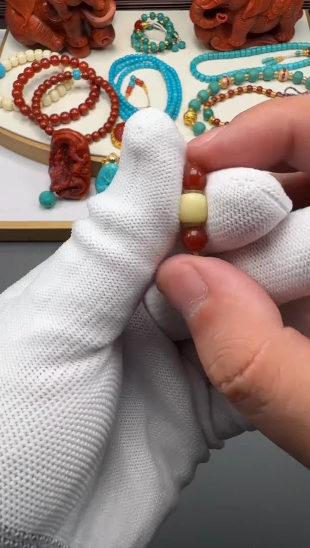 未镶嵌配饰南红玛瑙听****～111