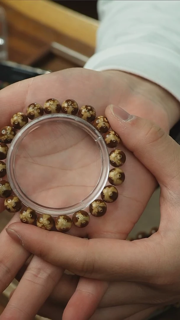 【闪购商品】紫金鼠手串小游戏福利熊猫正圆光珠10+