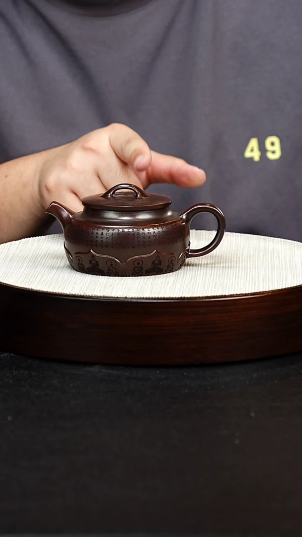 茶壶紫砂佛莲佛莲佛莲