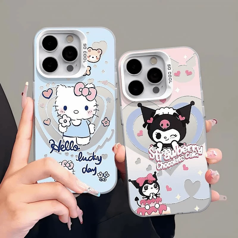 kt猫库洛米适用华为oppo荣耀vivo小米苹果16手机壳14镭射15元气壳