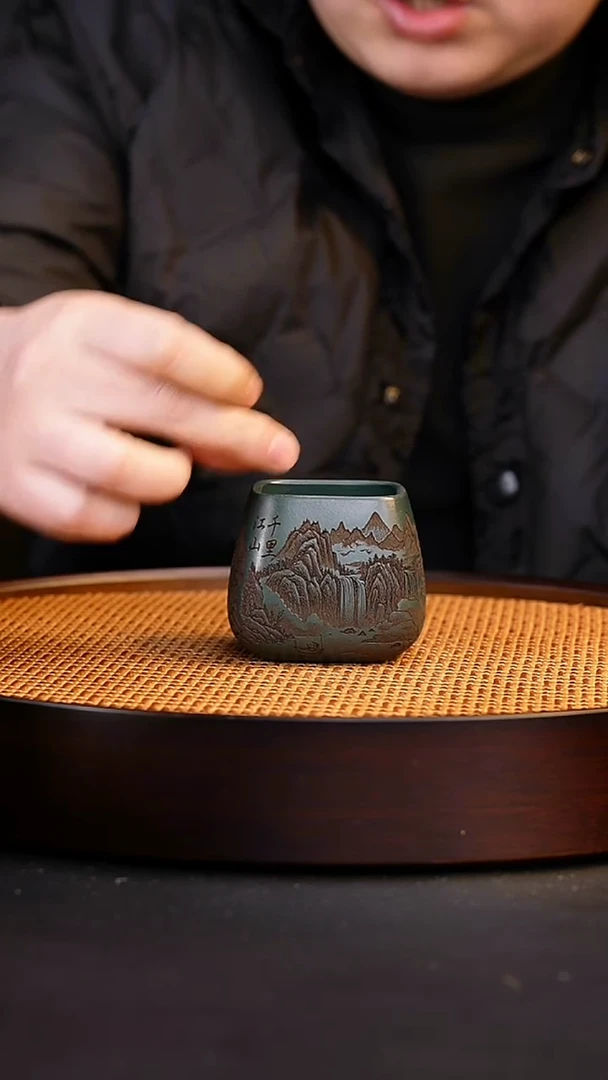 宜兴全手工紫砂杯