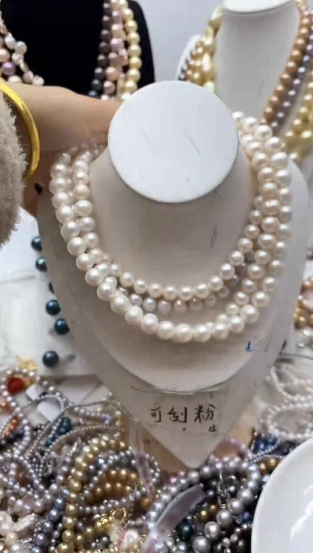 【闪购商品】淡水珍珠颈饰钛钢122
